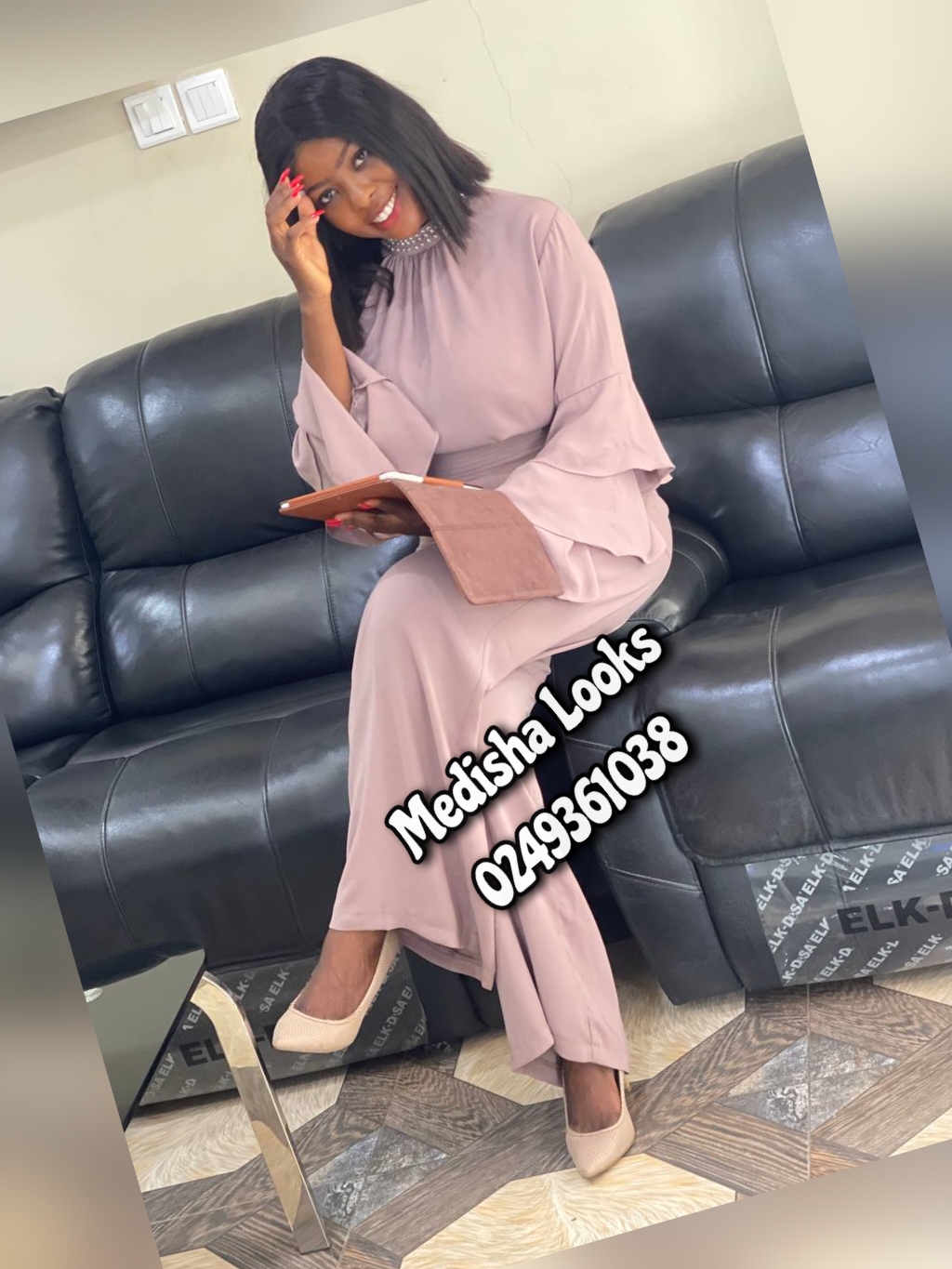 2-piece loose trouser set 